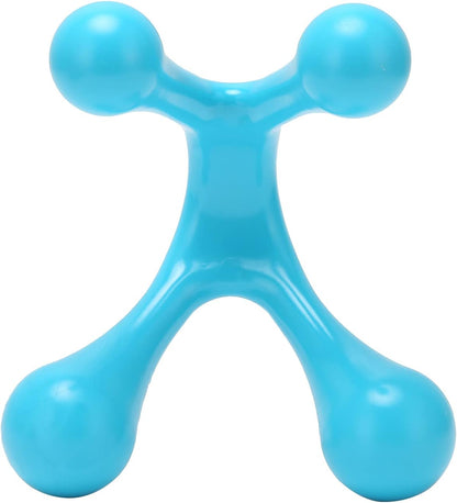 Lacrosse Massager - 4 Point Mini Handheld Massager, Manual Trigger Point Massage Tool, Full Body Massage for Waist, Neck, Foot, Leg, Head