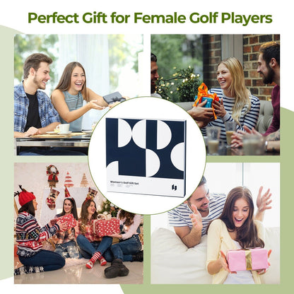 COSTWAY Golf Gift Set for Women Complete Golf Accessories Set W/ Golf Balls