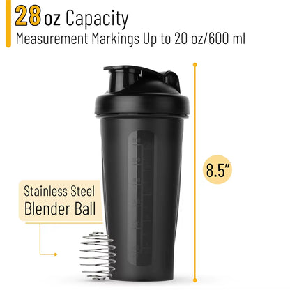 1Pc Portable Protein Shaker 600Ml Fitness Bottle with Wire Whisk Ball for Fitness Enthusiasts Athletes Perfect for Outdoor Gym