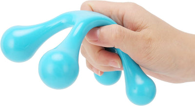 Lacrosse Massager - 4 Point Mini Handheld Massager, Manual Trigger Point Massage Tool, Full Body Massage for Waist, Neck, Foot, Leg, Head